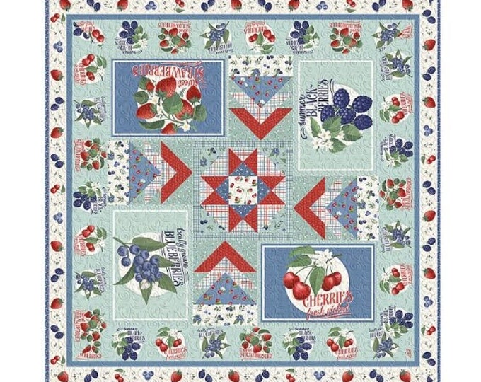 Sweet and Fresh | by Janelle Penner | 54" table topper | Includes pattern and binding