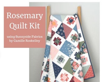 Rosemary Quilt Kit | Using Sunnyside by Camille Roskelley | Pattern | Binding