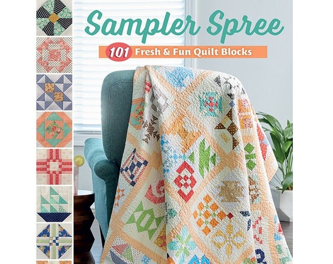 Sampler Spree Book | B1566 | Martingale | Scrap Quilt Book