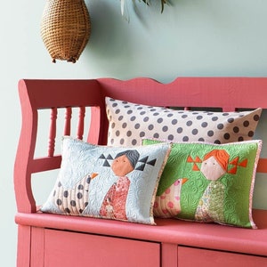 Tilda Henhouse Pillow Kit | Hometown | Includes binding and backing