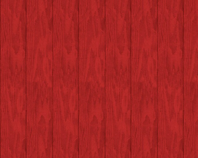 Country Cardinals | Wood Texture Red | 20058 333 | Wilmington | Fat Quarters | Yardage C2