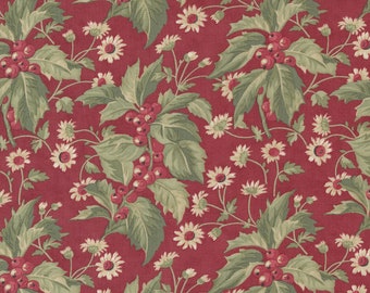 Moda | Poinsettia Plaza | 44291 12 | Crimson | Berries | Fat Quarters | Yardage