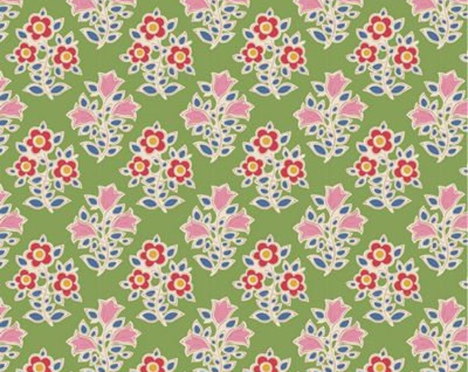 Tilda | Jubilee Blenders | Farm Flowers | Green | 110102 | Fat Quarters | Yardage