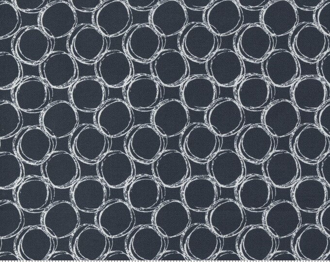 Moda Fabrics | 18213 26 | The Lookout | Jen Kingwell | Washed Black  | Dots | Fat Quarter | Yardage S