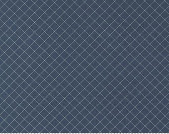 Moda | Sunnyside | 55283 13 | Graph | Navy | Fat Quarters | Yardage