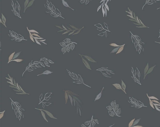 Ethereal Forest | P&B Textiles | EFOR 4609 SS | Small Toss Leaf | Brenda Plaster