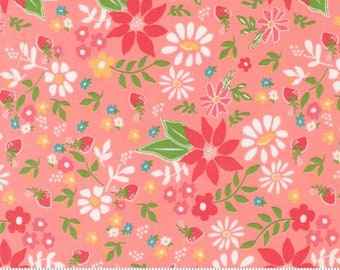 Moda | Strawberry Lemonade | Sherri & Chelsi | 37670 12 | Carnation | Fat Quarters | Yardage