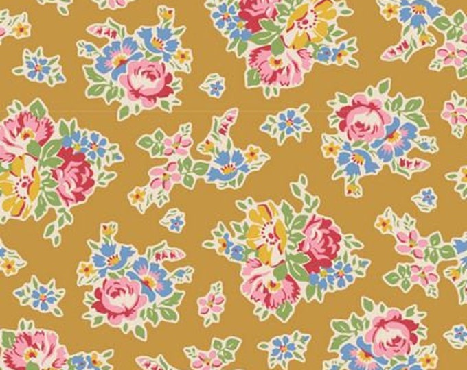 Tilda | Jubilee | Sue | Mustard | 100549 | Fat Quarters | Yardage