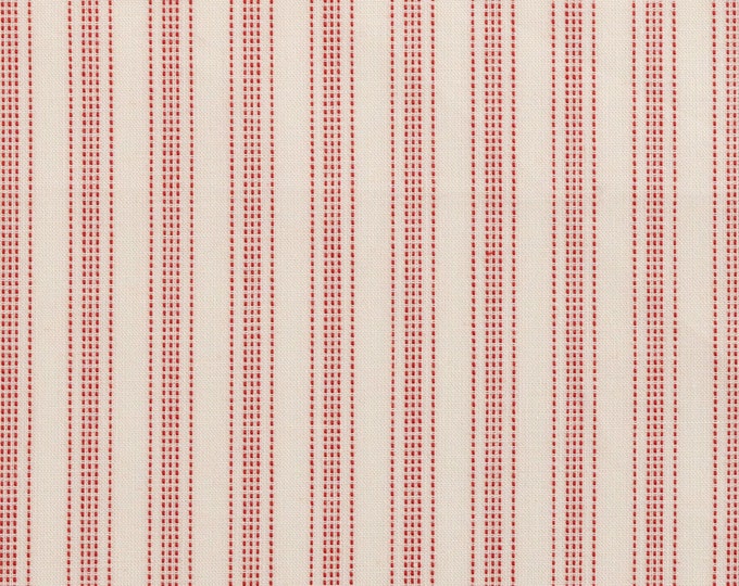 Tilda | Tea Towel Woven | 160112 | Applecake Stripe | Red | Fat Quarters | Yardage