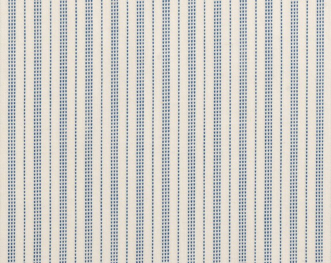 Tilda | Tea Towel Woven | 160106 | Cookie Stripe | Blue | Fat Quarters | Yardage