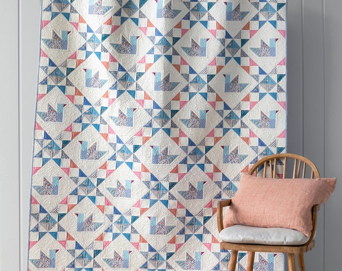Pre-Order | Tilda | Creating Memories | Blue Duck Quilt Kit | 56 x 72 | Backing Available | Ships in June