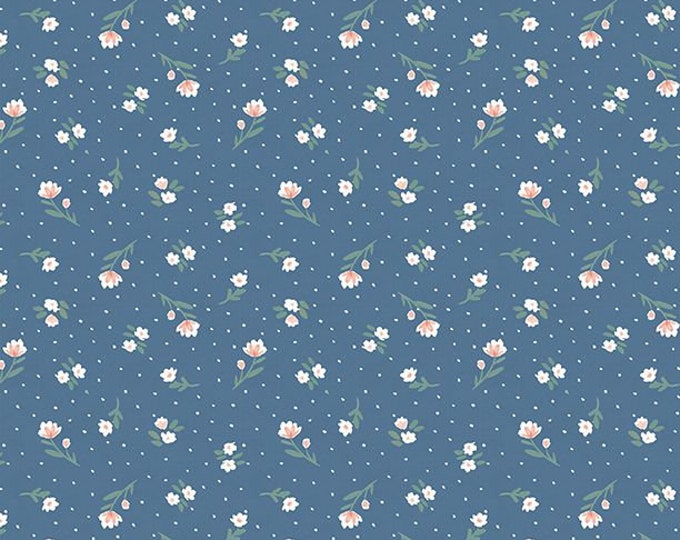 Fresh and Sweet | Small Floral Blue | 88651-417 | Wilmington | Fat Quarters | Yardage X