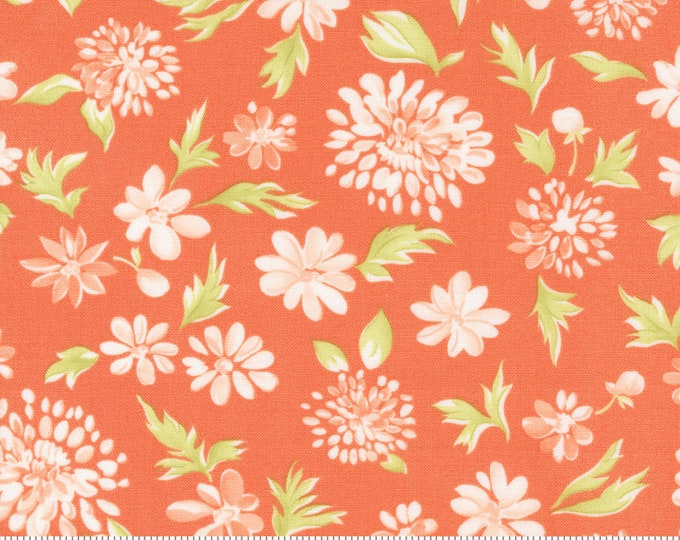 Moda | Cinnamon and Cream  | 20451 18 | Coral | Fig Tree Quilts | Half Yard Cuts C5