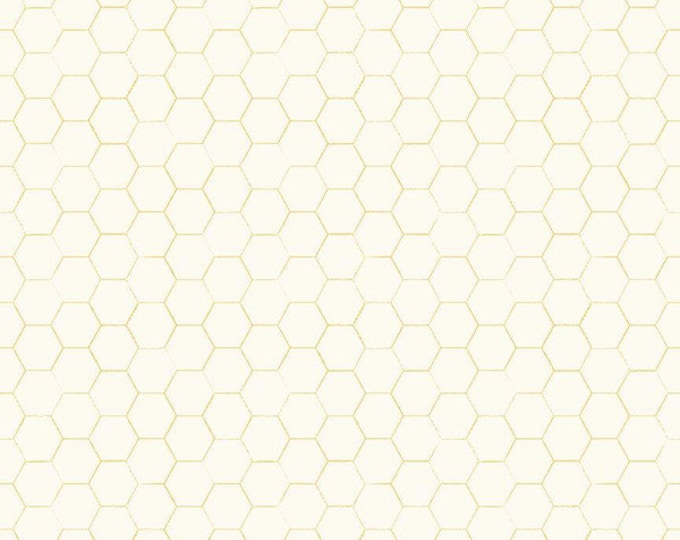 Riley Blake | Honey Bee | C11704 | Parchment | Honeycomb | Fat Quarter | Yardage X