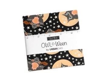 Moda | Owl O Ween by Urban Chiks | 31190PP | Charm Pack