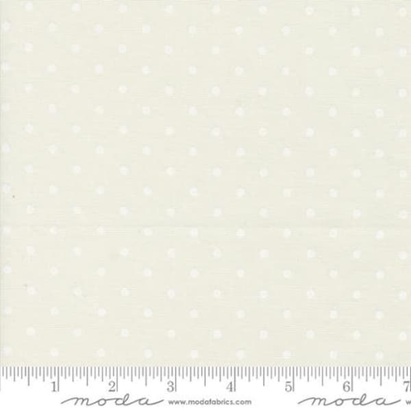 My Summer House | 3046 17 | Cream White | Dot | Bunny Hill Designs | Fat Quarters | Continuous Yardage