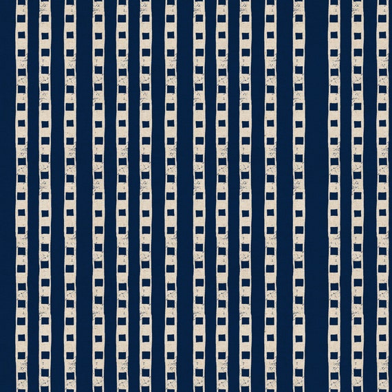 Tomato Tomahto Noodle Linen Canvas in Denim Tomato Tomahto Noodle Linen Canvas in Denim