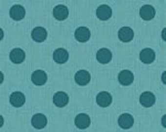 Tilda Chambray Dots | Aqua | 160058 | Fat Quarters | Yardage