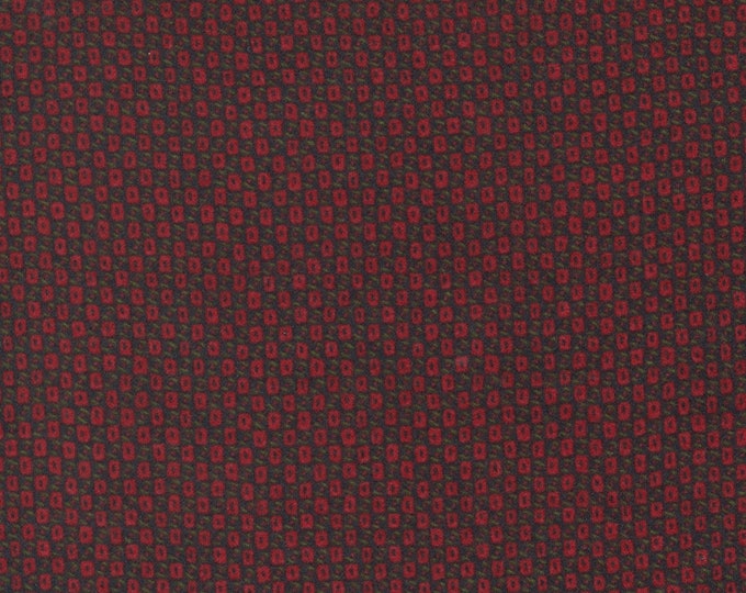 Moda | 49142 15F | Yuletide Gatherings | Berry | 100% Cotton Flannel Fat Quarters and yardage F3