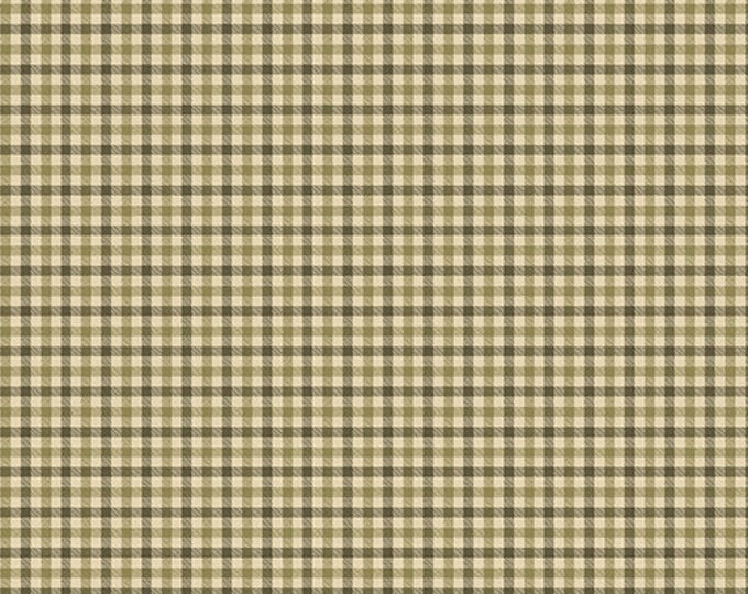 Benartex | Garden Happy | Woodland Plaid Khaki | 1656-72 | Fat Quarter | 1/4 Yard Increments