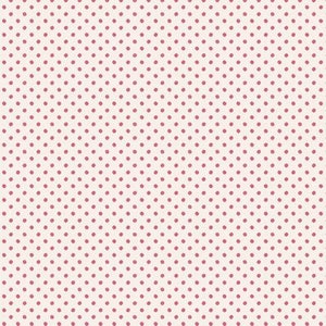 May include: A white background with a repeating pattern of small, evenly spaced, red circles.