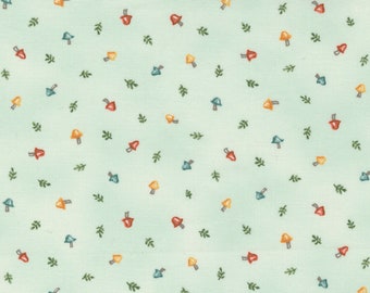 Moda | Effies Woods | 56016 16 | Mint Mushroom | Yardage | Fat Quarters X