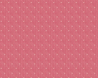 Pre-order | Tilda | Creating Memories Winter Wovens | Tiny Dot | Red | 160081 | Fat Quarters | Yardage | Ships mid June 2024