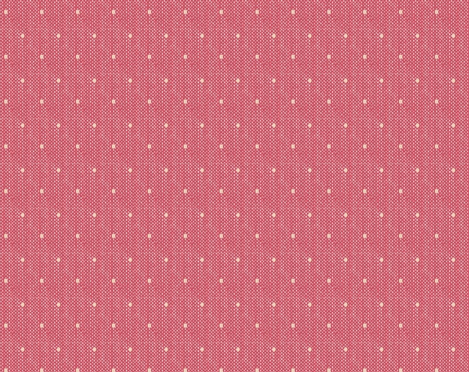 Pre-order | Tilda | Creating Memories Winter Wovens | Tiny Dot | Red | 160081 | Fat Quarters | Yardage | Ships mid June 2024