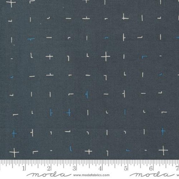 Bluish: Handquilted in Charcoal Bluish: Handquilted in Charcoal
