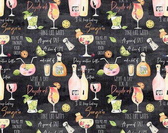 Print Concepts | Cocktail | 10398 | Fat Quarters | Yardage X