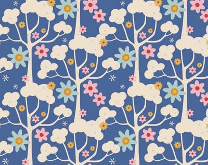 Tilda | Jubilee | Wildgarden | Blue | 100552 | Fat Quarters | Yardage