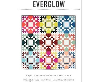 Everglow Quilt Pattern by Patchwork and Poodles | #112