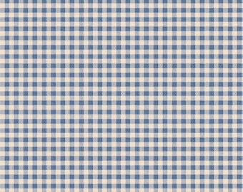 Pre-order | Tilda | Creating Memories Summer Wovens | Gingham | Blue | 160073 | Fat Quarters | Yardage | Ships mid June 2024