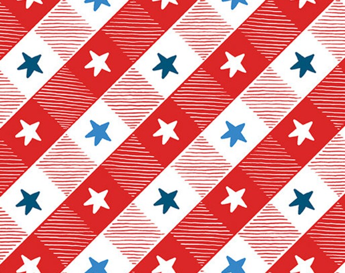 All American Gnome | Andi Metz | 1272610 | Picnic | Red | Yardage Fat Quarters C1