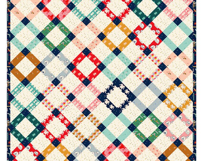 Kit | Ivy Quilt by Kitchen Table Quilts | Includes pattern, yardage and binding | Lap Size 55 x 64