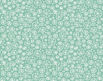 Benartex | On the Farm | Pinwheels | Teal | 9454-07 | Fat Quarters | Yardage S