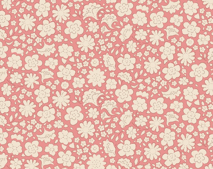 Pre-order | Tilda | Creating Memories Spring | Carla | Pink | 130118 | Fat Quarters | Yardage | Ships mid June 2024