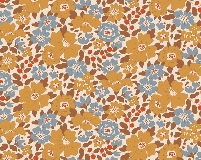 Pre-order | Tilda | Creating Memories Autumn | Harper | Saffron | 130142 | Fat Quarters | Yardage | Ships mid June 2024