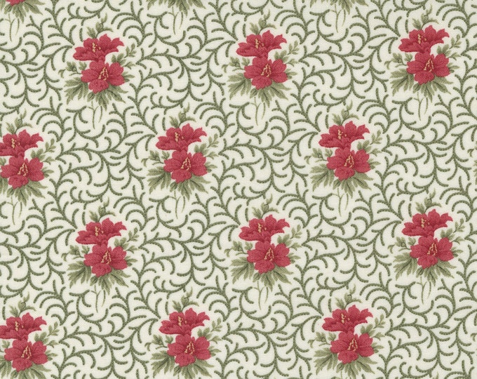 Moda | Poinsettia Plaza | 44295 11 | Cream | Swirl | Fat Quarters | Yardage