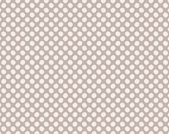 Tilda | Paint Dots | 130036 | Grey | Fat Quarters | Yardage