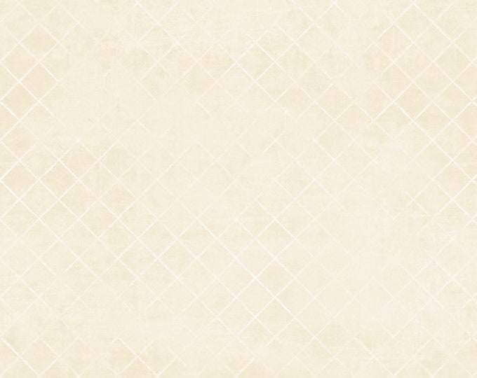 Wilmington | 108" Wide Backing | Trellis | Cream | 7215 211 | Sold by the Half Yard