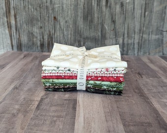 Curated FQ Bundle | Christmas Edition | Winter Woods | 10 FQ