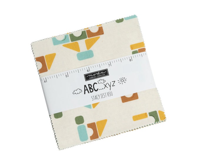 Moda | ABC XYZ | 20810PP | 5" Squares Charm Pack | Pre-cut Fabric