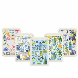 Carteira Amalfi Costal Italiana Magsafe, Porta-cartões magnético de couro Porto Beachy para iPhone 16 15, iPhone 14, iPhone 13 SE Pro Max Plus