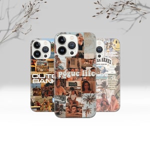 Custodia per telefono Outer Banks Pogue Cover per iPhone 16 Pro, 15, 14, 13, 12, 11, Google Pixel 9 Pro, 8, 7A, Samsung Galaxy S24 fe, A16, A55