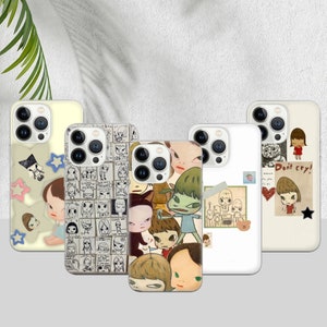 Yoshitomo nara Phone Case Nara  Cover for iPhone 16 Pro, 15, 14, 13, 12, 11, Google Pixel 9 Pro, 8, 7A, Samsung S25, S24 FE, A26, A36