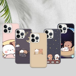 Bubu and dudu Bear Panda Phone Case: TPU Gel Cover