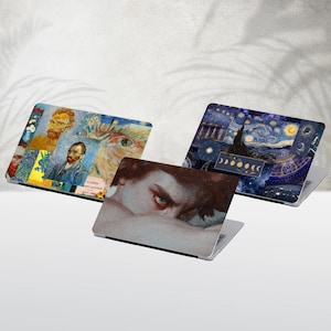 Aesthetic Vincent Van Gogh MacBook Case Collage Laptop Cover, Hard Shell, Oil Painting Print for MacBook M2 M1 Pro, Air 13 14 16 inch