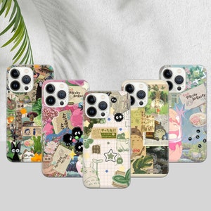 Funda para teléfono con collage de tablero con estilo japonés para iPhone 16 Pro, 15, 14, 13, 12, 11, Google Pixel 9 Pro, 8, 7A, Samsung S25, S24 FE, A26, A3
