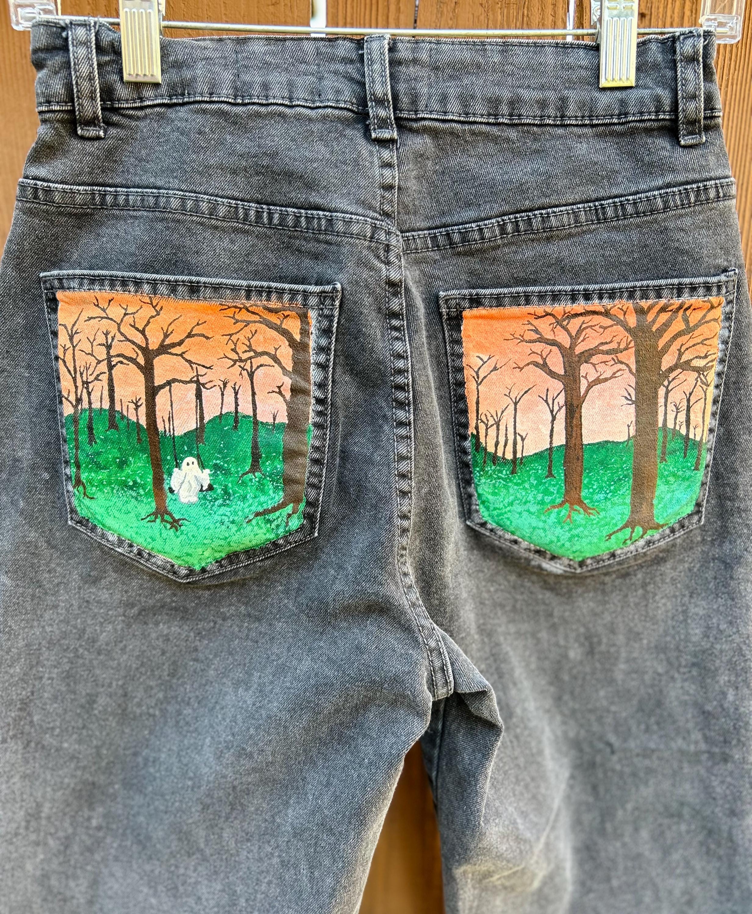 Pant pocket painting hotsell